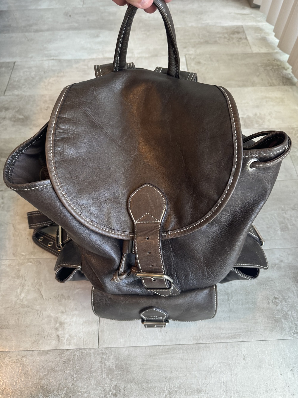 Leather Backpack